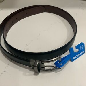 Columbia extra large leather reversible belt